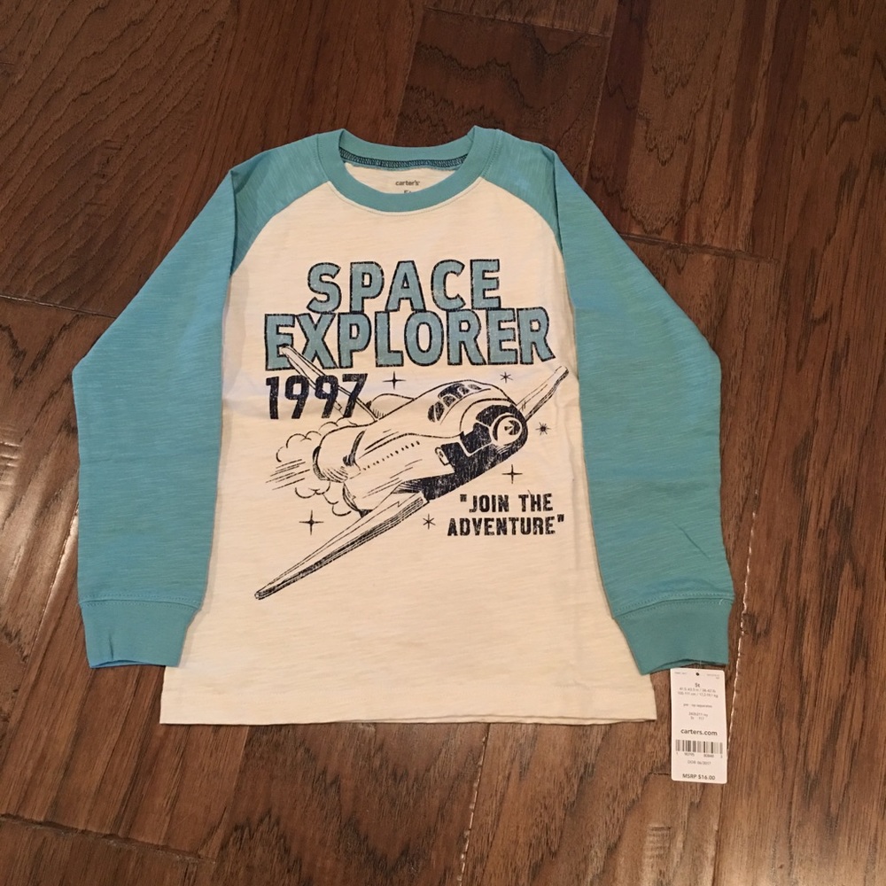 💙 Carter’s 💙 Space Explorer Long Sleeve Shirt